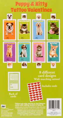 Mel Puppy Kitten Tattoo Cards - 32 CT - Image 4