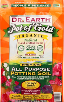 Dr.earth Pot Of Gold All Purpose Potting Soil 8 Qt - 8 QT - Image 2