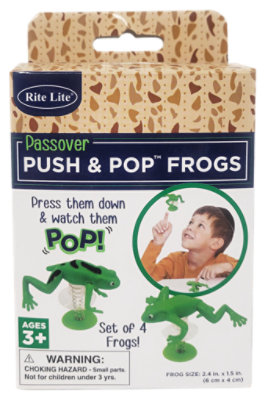 Rite Lite Passover Push & Pop Frogs - Each - Image 1
