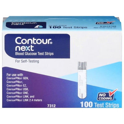 Contour Next Blood Glucose Test Strips - 100 CT - Image 3