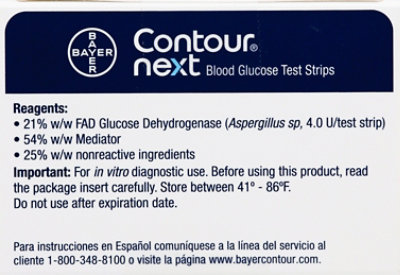 Contour Next Blood Glucose Test Strips - 100 CT - Image 3