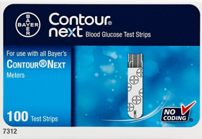 Contour Next Blood Glucose Test Strips - 100 CT - Image 2