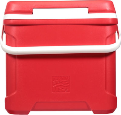 Igloo 30Qt Profile Ii Bail Cooler Red Cool Riser Technology Elevated Design Improves Cooling Performance Fits Popular Beverage Sizes 1 Count - Each - Image 4