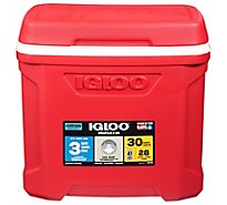 IGLOO Profile II 30 Quart Red Cooler - EA