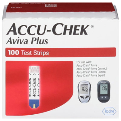 Accu Chek Aviva Plus Diabetes Strips - 100 CT - Image 2
