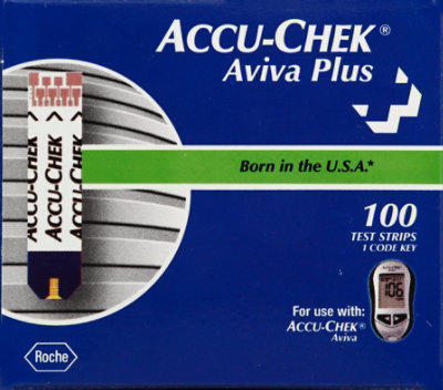 Accu Chek Aviva Plus Diabetes Strips - 100 CT - Image 3