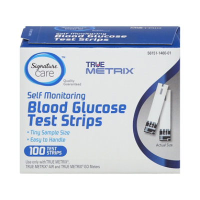 Signature Select/Care Blood Glucose Test Strips - 100 Count - Image 3