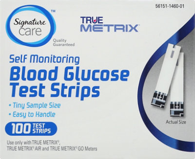 Signature Select/Care Blood Glucose Test Strips - 100 Count - Image 2