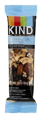 Starbucks Kind Bar Blueberry Vanilla Cashew - EA - Image 1