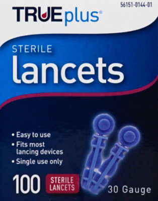 Trueplus Ultra Thin 30g Lancet - 100 CT - Image 2