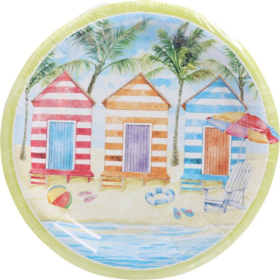 Ssel Beach Bngalo Dinner Plate - 8 CT - Image 2