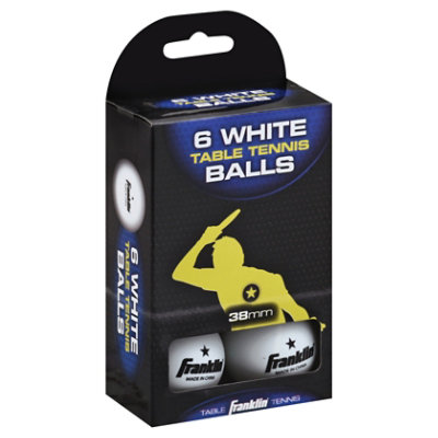 Franklin Ping Pong Ball White West Coast EA Vons