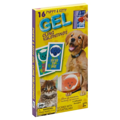 Mel Puppy Kitty Gel Cards - 16 CT - Image 1