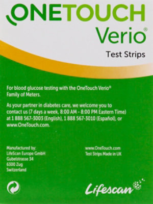 Onetouch Verio Test Strips - 100 CT - Image 5