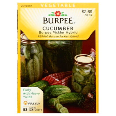 Cucumber Burpee Pickler - EA - Image 1