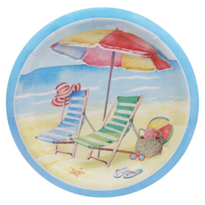 Ssel Beach Bngalo Lunch Plates - 8 CT - Image 3