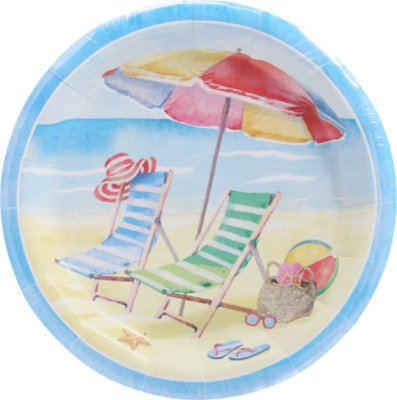 Ssel Beach Bngalo Lunch Plates - 8 CT - Image 2