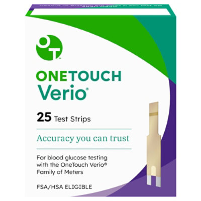 Onetouch Verio Diabetes Strips - 25 CT - Image 3