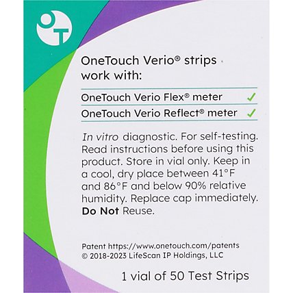 Onetouch Verio Test Strips - 50 CT - Image 5