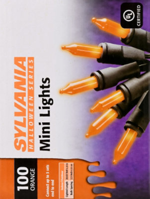 Inl 100ct Hlwn Mini Lghts Orng - EA - Image 3