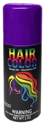 Fun Hlwn Purple Hair Spray - EA - Image 1