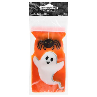 Cre Zipper Treat Bag Hallofun - 6 CT - Image 2