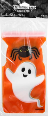 Cre Zipper Treat Bag Hallofun - 6 CT - Image 1