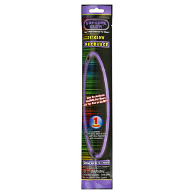 Sup Purple Glow Necklace - EA - Image 1
