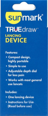 Sunmark True Draw Lancing Device - EA - Image 4