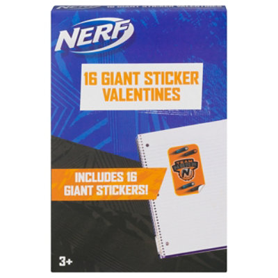 Pmg Nerf Giant Sticker Cards - 16 CT - Image 3