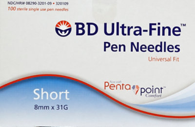 Bd Uf Iii Pen Needles - 100 CT - Image 2