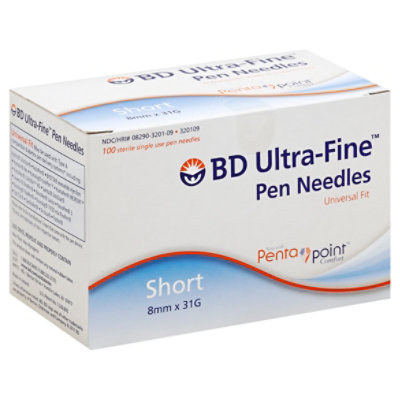 Becton Dickinson Ultra-Fine Pen Needles Short