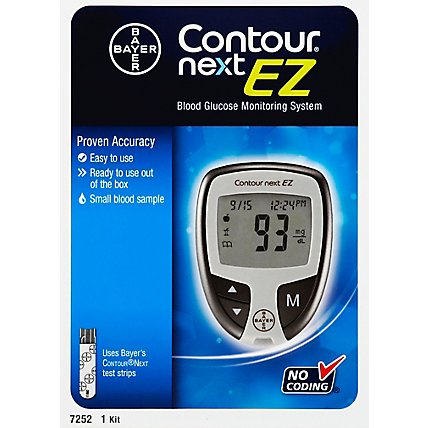 Contour Next Ez Blood Glucose Monitoring System - EA - Image 2