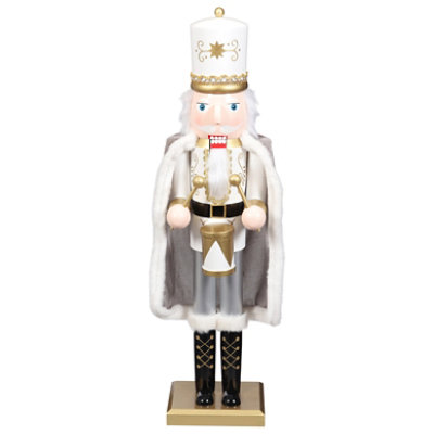 Signature SELECT 24 Inch Wood Nutcracker With Cape - Each - Image 1