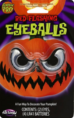 Fun World Holiday Led Pumpkin Eyeballs – Each - Image 2