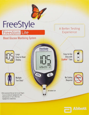 Freestyle Freedom Lite Blood Glucose Monitoring System - EA - Image 3