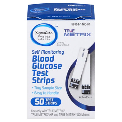 Signature Select/Care Blood Glucose Test Strips - 50 Count - Image 3