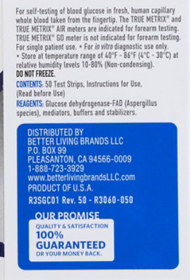 Signature Select/Care Blood Glucose Test Strips - 50 Count - Image 4