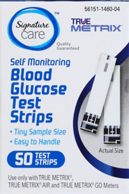 Signature Select/Care Blood Glucose Test Strips - 50 Count - Image 2