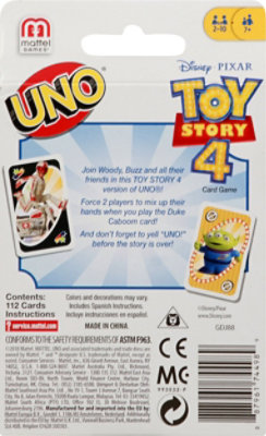 UNO Pixar Toy Story 4 Card Game - Each - Image 4