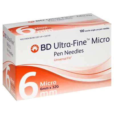 Novofine Pen Needle 32G 6MM 100Ct