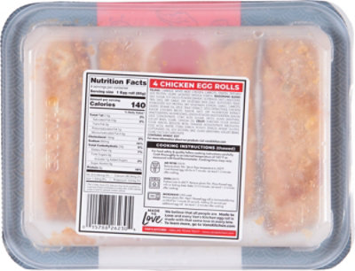 Van Chicken Egg Rolls 4 Ct - 13.75 OZ - Image 6