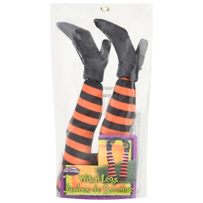 Hol Witch Legs Yard Stake Orng - EA - Image 3