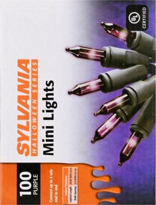Sylvania Halloween Series 100 Purple Mini Lights - Each - Image 3