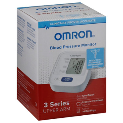 Omron 3 Series Automatic Blood Pressure Monitor, Advanced Accuracy, 1 Ea, 6  Pack
