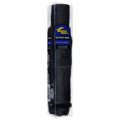 Weather Zn Umbrella Spr Mini Men 42 Blk - EA - Image 1