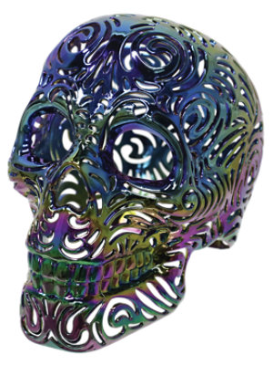 Sea Laser Weave Oil Slck Skull - EA - Image 1