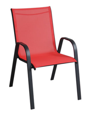 Signature SELECT Red Steel Sling Chair - Each - Image 1