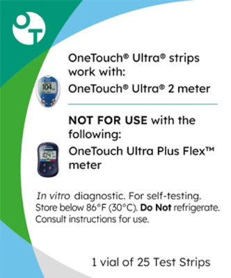 Onetouch Ultra Test Strips Blue - 25 CT - Image 4