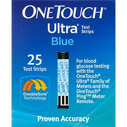 Onetouch Ultra Test Strips Blue - 25 CT - Image 2